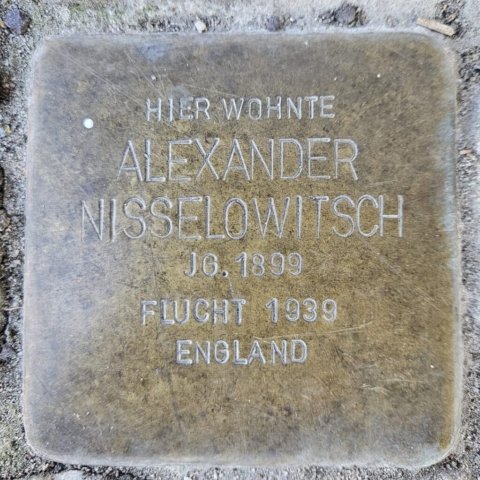 Stolperstein Alexander Nisselowitsch