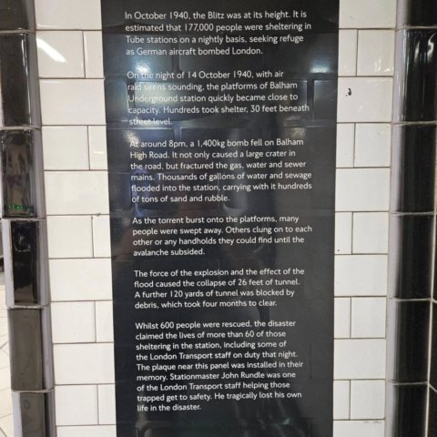 Balham Tube Station